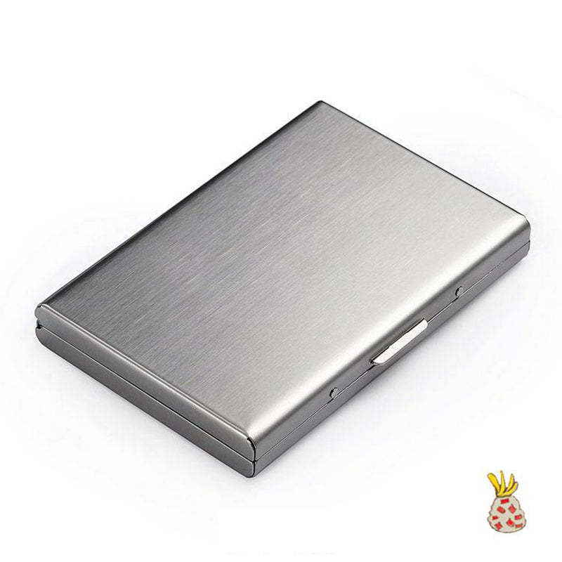 Kaarthouder met RFID-Bescherming Metalen Cardclip Zilver Zwart Goud | Sansoti