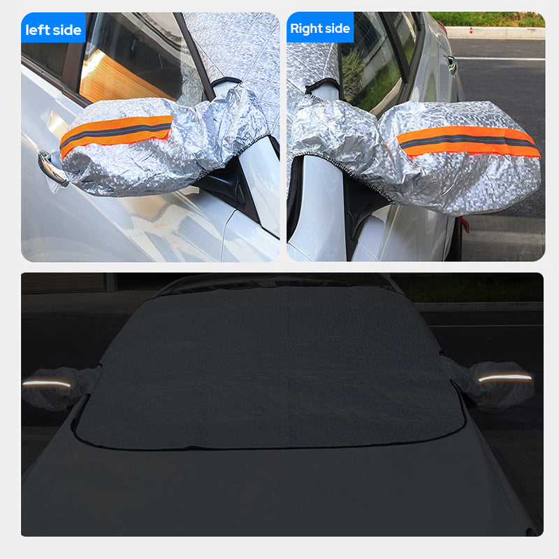 Magnetische Autoruitbeschermer Voorruit Zonwering IJsbescherming met Spiegelhoezen Winterdeken All Season Auto | Sansoti