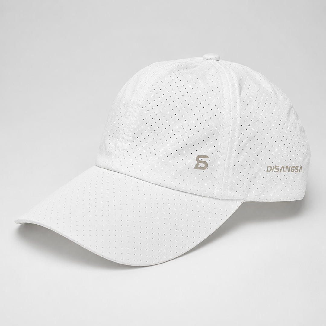 Perforated Summer Baseball Cap for Men and Women Breathable Sports Adjustable Quick-Drying Outdoor Unisex Sun Visor | Sansoti