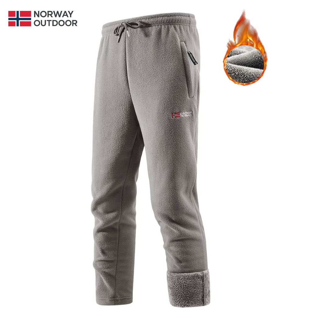 Thermische Sherpa Fleece Broek Heren Winterbroek Gevoerd Warme Vrijetijdsbroek Outdoor Wandelen Camping | Sansoti