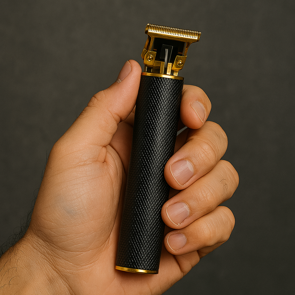 Professionele Precisietrimmer met Koolstofstalen Mesjes – Oplaadbaar 120 Min – Barbier Kwaliteit voor Baardcontouren en Haarstyling Thuis | Sansoti