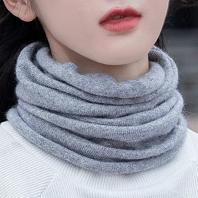 Soft Fleece Neck Warmer Winter Scarf Thermal Snood Unisex for Skiing, Hiking and Outdoor Activities | Sansoti