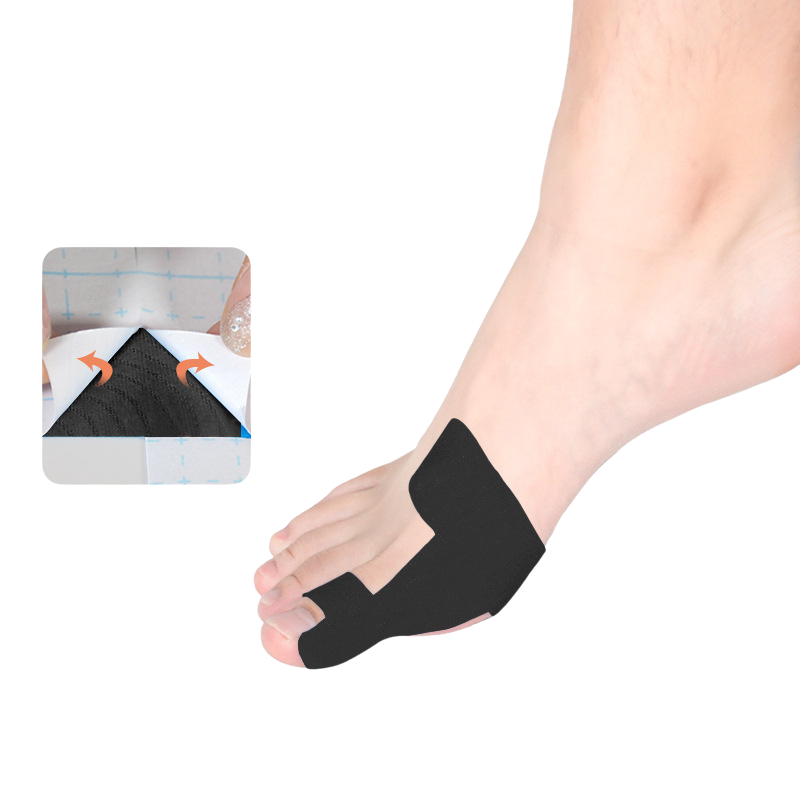 Toe Correction Tape for Hallux Valgus 80 Pieces Pre-Cut Breathable Cotton Bandage Foot Comfort Set | Sansoti