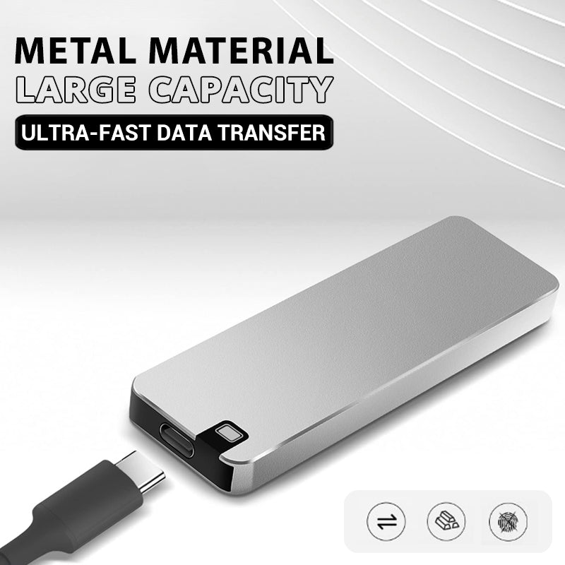 Externe SSD Schijf Draagbaar met Aluminium Behuizing Grijs Rood Blauw 1TB 2TB 4TB 8TB Snelle USB 3.2 Gegevensopslag Veilige Data Back-up Zakformaat Externe Harde Schijf Reisbestendig | Sansoti
