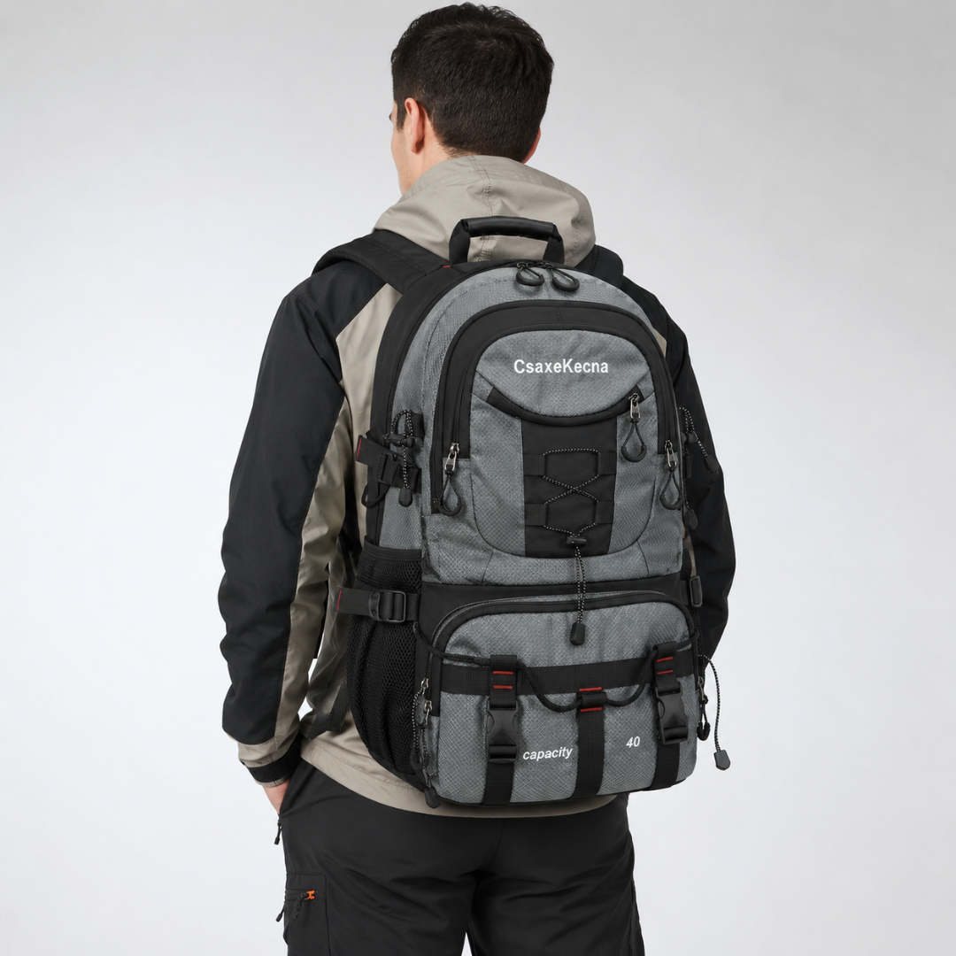 Trekkingtas 40 Liter met USB-Poort Ergonomisch Waterdicht voor Wandelen Bergtouren Outdoor Camping Reizen | Sansoti