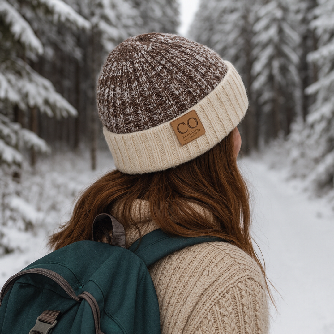 Wintermuts met Fleecevoering Unisex Gebreid Warm 54-60 cm Comfortabele Winteraccessoire Skiën Outdoor | Sansoti