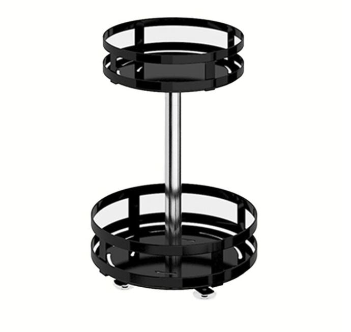 360° Rotating Storage System with Adjustable Shelves for Kitchen Bathroom Workspace Office Organization | Sansoti