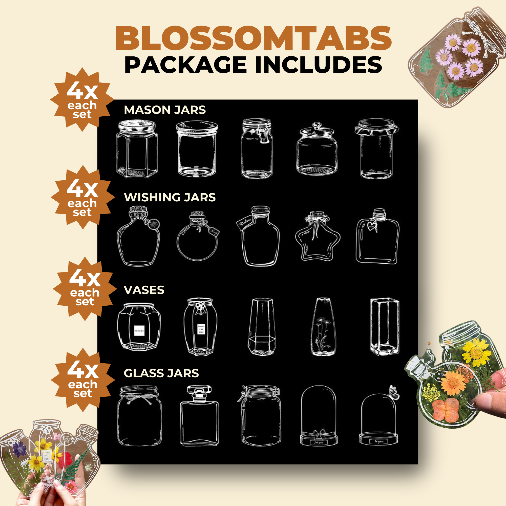 Transparante DIY Bladwijzerstickers voor Boeken – Personaliseer je Leesplezier – Set van 40 Stuks | Sansoti