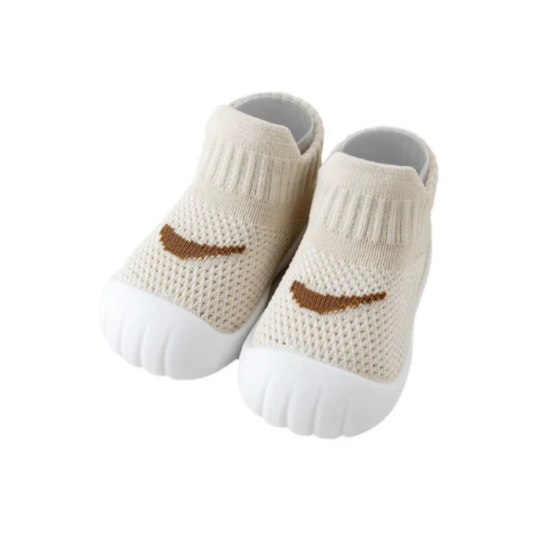 Soft Non-Slip Baby Booties, Flexible Sole, 0–4 Years, Indoor and Outdoor, Crawling Shoes, First Steps, Toddler | Sansoti