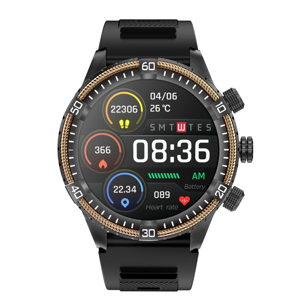 Gezondheidssmartwatch met Hartslagmeter Bloeddrukmeting Zuurstofwaarden Slaapmonitoring Waterdicht Sport | Sansoti