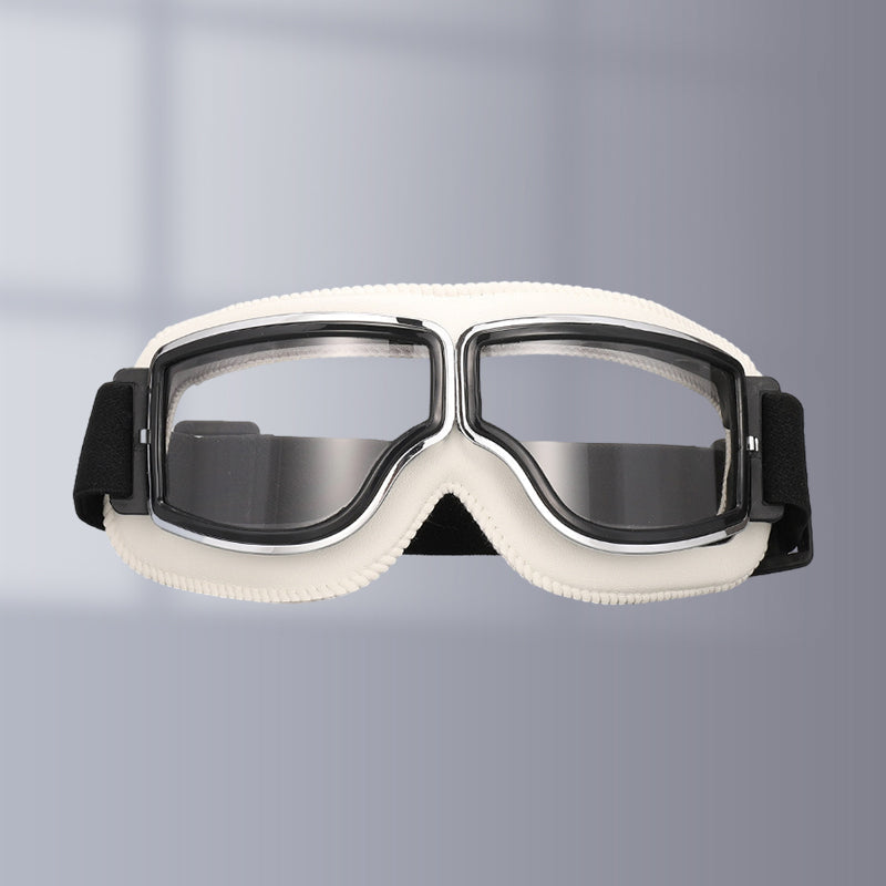 Retro Motorgoggles met Beschermglazen en Verstelbare Band | Sansoti