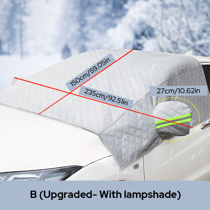 Magnetische Autoruitbeschermer Voorruit Zonwering IJsbescherming met Spiegelhoezen Winterdeken All Season Auto | Sansoti