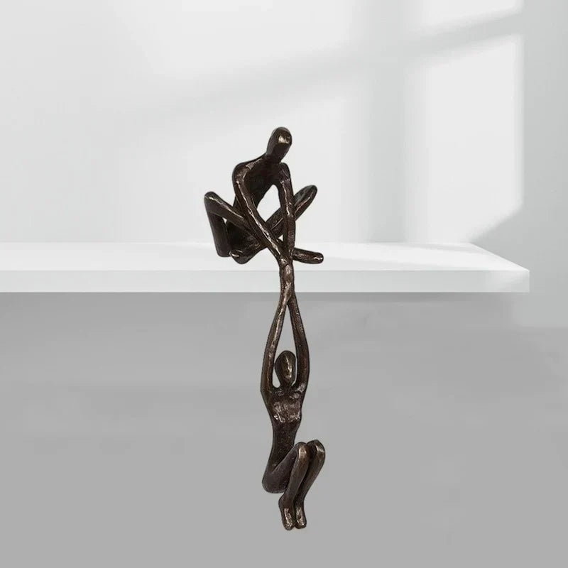 Amour et force éternels | Sculpture statuette | Décoration intérieure | Décoration unique