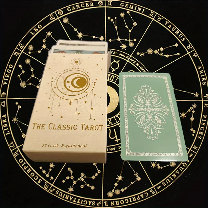 Traditioneel Tarotkaarten Set – 78 Kaarten met Symboliek en Intuïtie voor Spirituele Begeleiding en Zelfontdekking | Sansoti