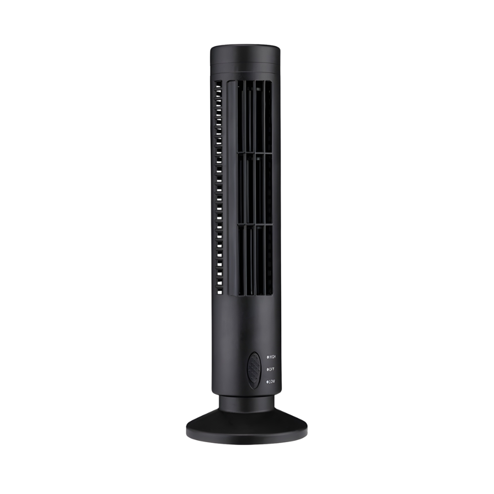 Compact Mini Fan with Bladeless Design, USB Powered for Desk & Nightstand | Sansoti