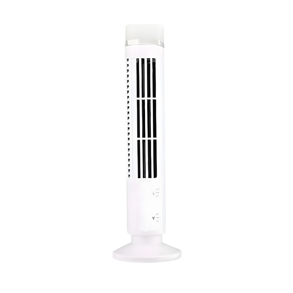 Compact Mini Fan with Bladeless Design, USB Powered for Desk & Nightstand | Sansoti
