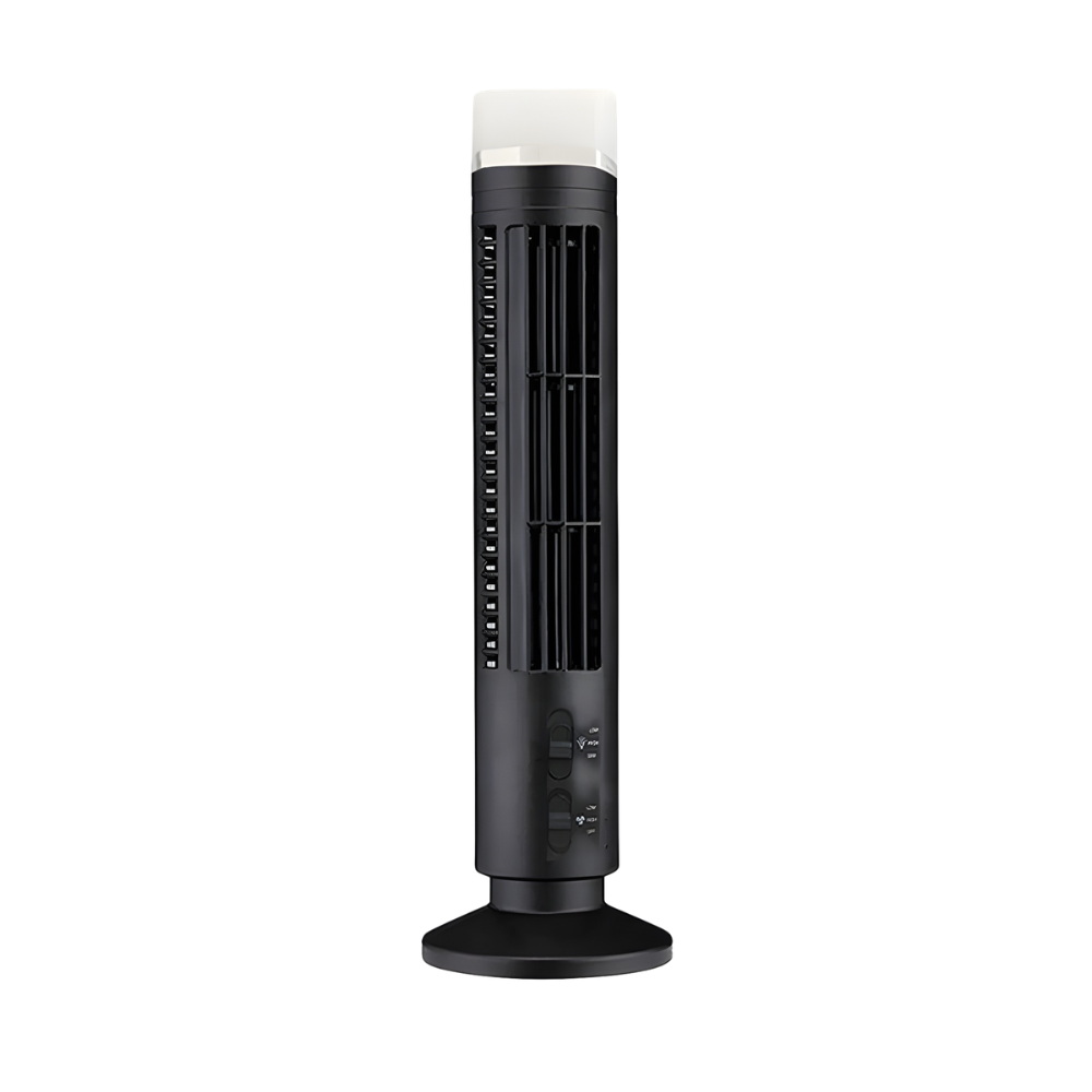 Compact Mini Fan with Bladeless Design, USB Powered for Desk & Nightstand | Sansoti