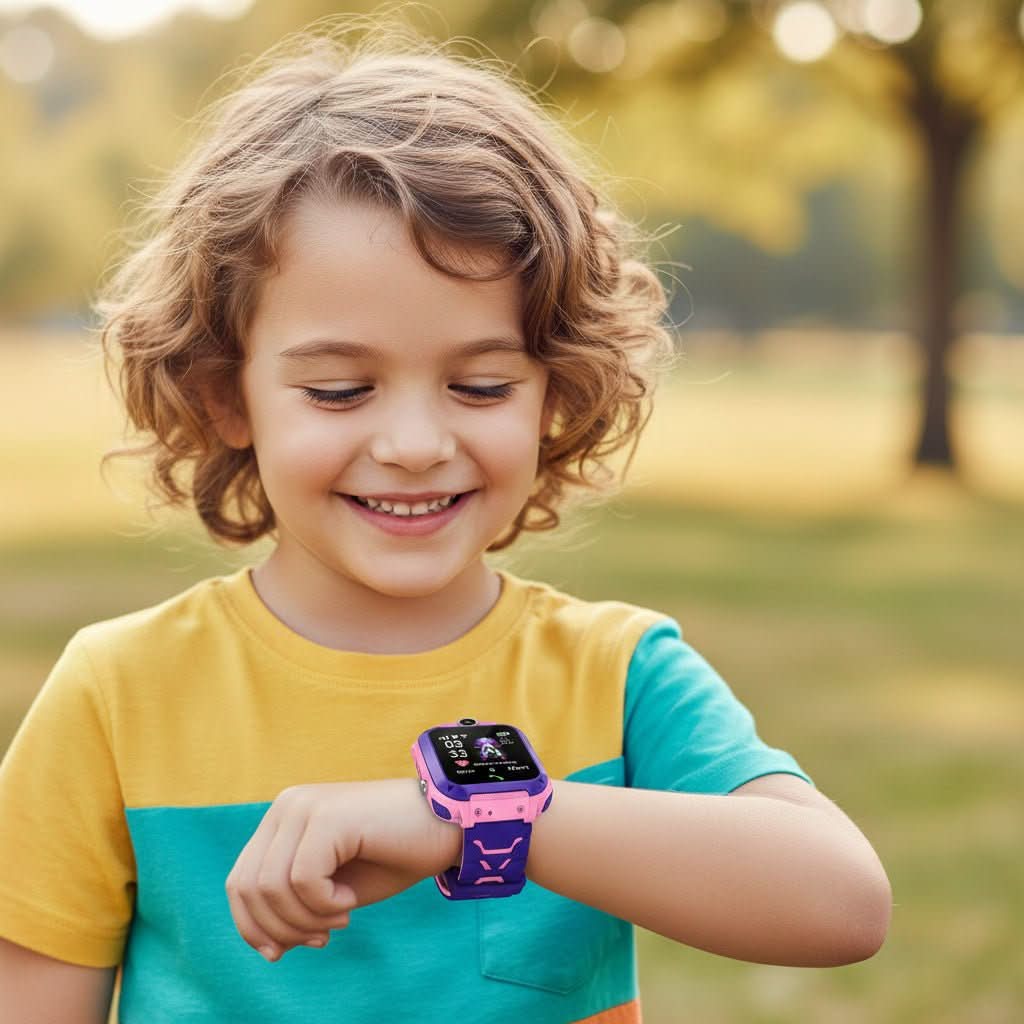 Kids' GPS Watch with Emergency Button, Calling Function and Location Tracking for Everyday Safety, Communication and Outdoor Activities | Sansoti