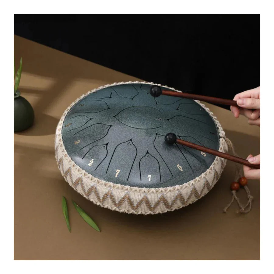 Tongue Drum Handpan Anti-Stress Stahl Meditations-Drum 15cm | Restfield