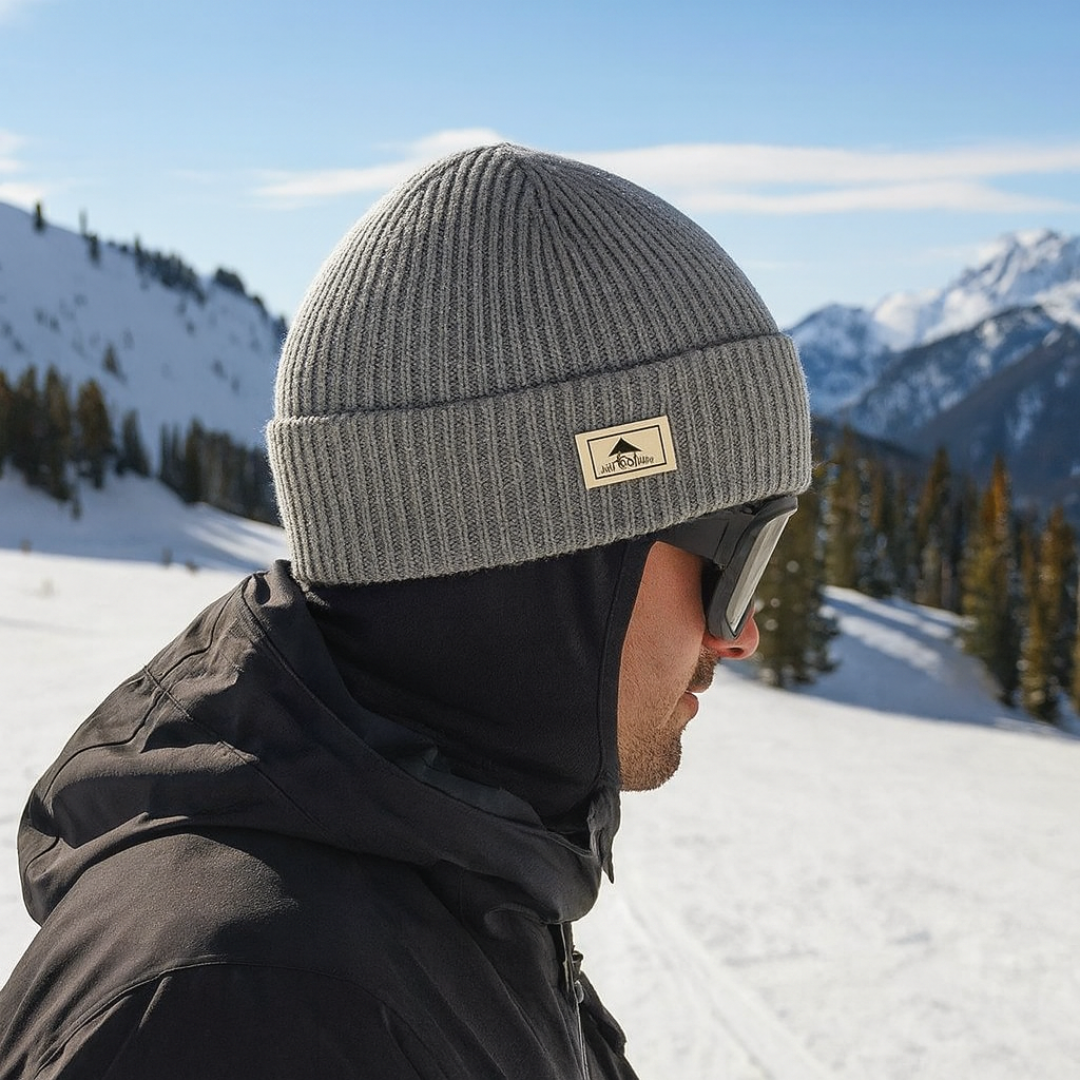 Wintermütze mit integriertem Gesichtsschutz, warme Balaclava, Sportmütze, windbeständig, zum Skifahren und für Outdoor-Aktivitäten | Sansoti