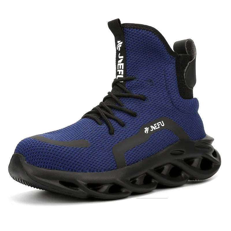 Chaussures de sécurité orthopédiques, embout en acier, semelle intermédiaire en Kevlar, travail, construction, industrie, légères, antidérapantes | Sansoti