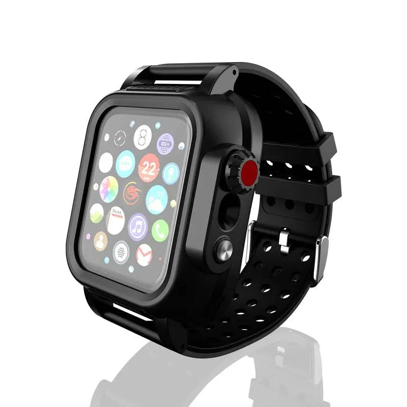 Protective Smartwatch Case with Sports Band for 44mm 42mm Models Silicone Bumper Watch Accessory | Sansoti