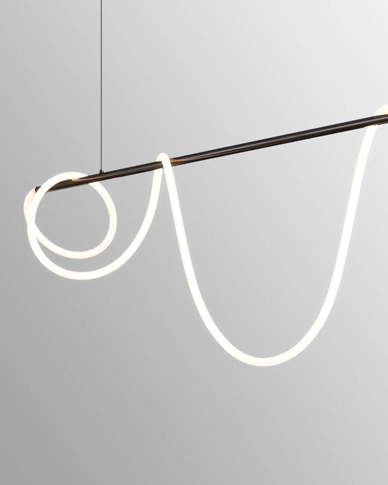 Hanglamp Touw Led Cirkel Messing Dimbaar 3 Maten Eetkamer Woonkamer Minimalistisch | Sansoti