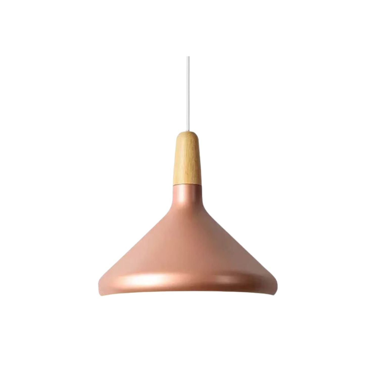 Hanglamp Scandinavisch Aluminium Hout Wit E27 Eettafel Woonkamer Minimalistisch Design Verlichting Keukeneiland | Sansoti
