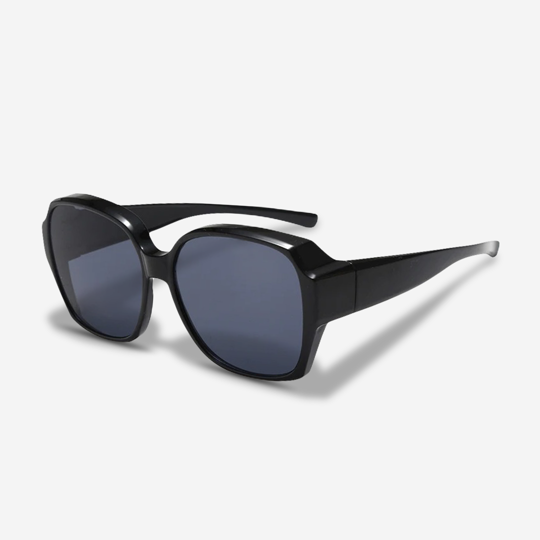 Opzetbare Zonnebril Clip voor Brillendragers UV400 Polariserend 5-laags Lenzen Multikleur Flip-Up Design | Sansoti