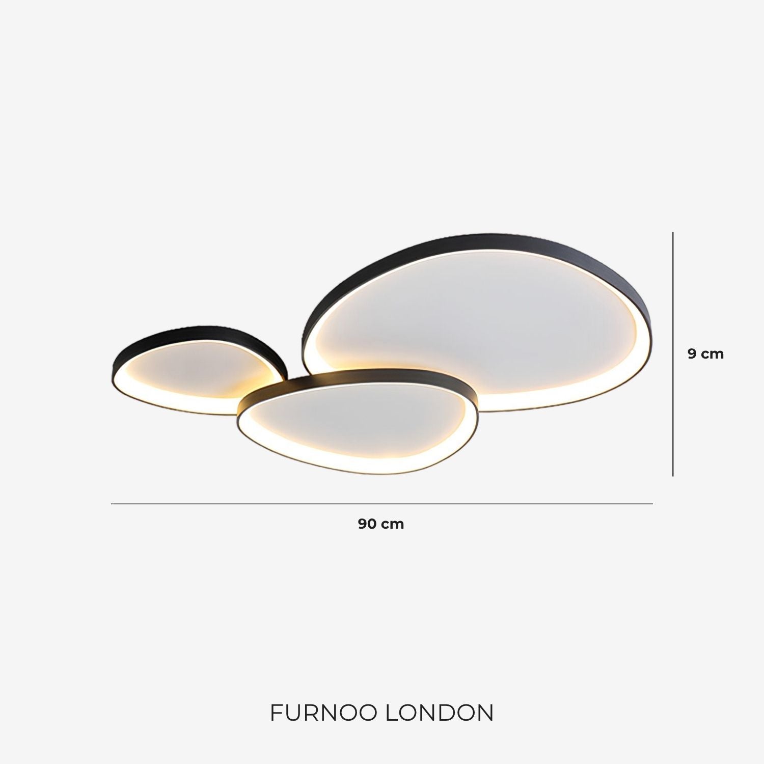 Pinnacle LED Plafondlamp – Minimalistische Moderne Plafondverlichting met Subtiele Verfijning | Sansoti