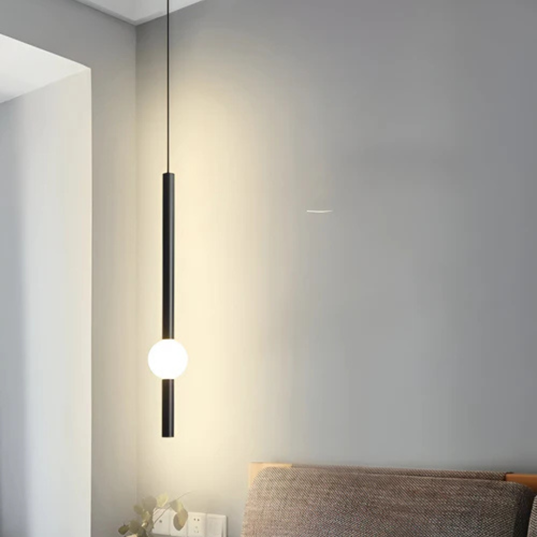 Hanglamp LED Cilinder Minimalistisch Eettafel Woonkamer Slaapkamer Zwart Wit | Sansoti