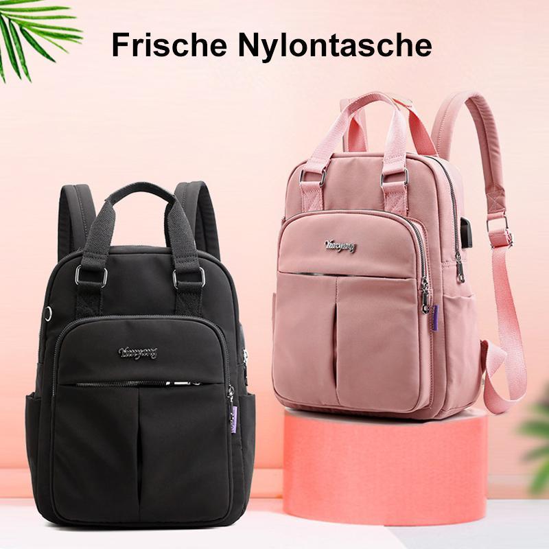 Waterdichte Dagelijkse Rugzak met USB Oplaadpoort Zwart Grijs Roze Groen Blauw Rood Multifunctioneel voor Werk School Reizen Laptop iPad Telefoon Opslag | Sansoti