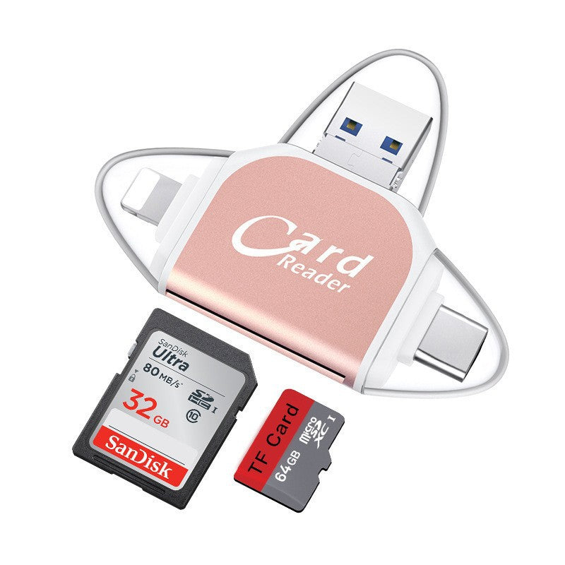 Kartenleser 4-in-1 USB C Lightning SD Micro SD USB 3.0 | Restfield