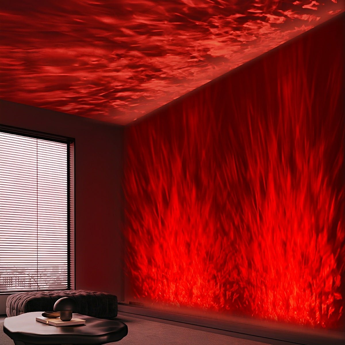 Applique murale LED à effet de vague RGBW en aluminium noir, 50 cm/100 cm, éclairage d'ambiance pour le salon et la chambre | Sansoti
