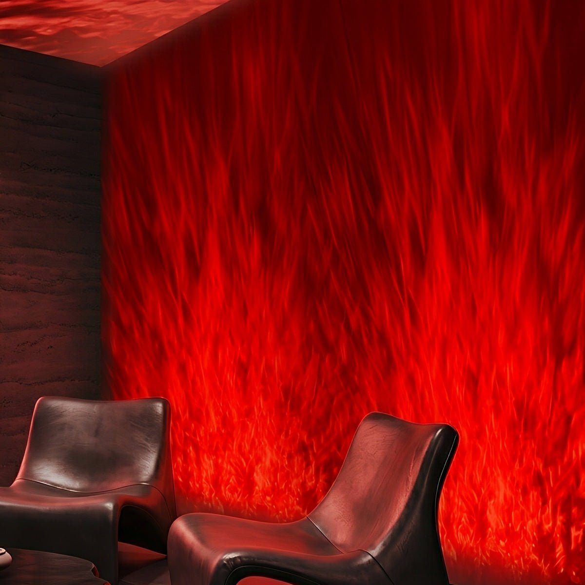 Applique murale LED à effet de vague RGBW en aluminium noir, 50 cm/100 cm, éclairage d'ambiance pour le salon et la chambre | Sansoti