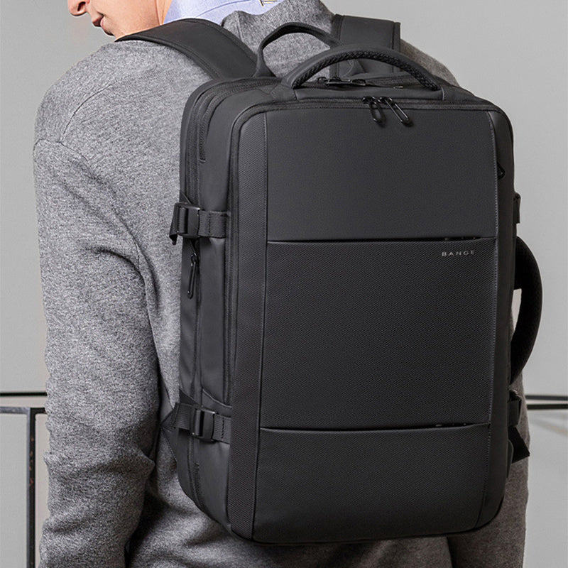 Business Casual Rugzak Zwart Blauw Groen Grijs Roze | Veelzijdige Dagrugtas voor Werk Reizen Laptop School | Premium Waterdichte Polyester Reis Backpack 15 inch Laptopvak | Ergonomische Gewatteerde Schouderbanden | Sansoti