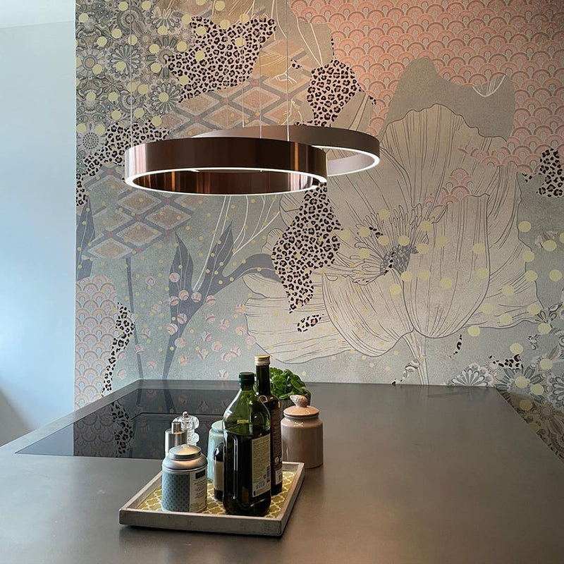 Runde LED-Hängeleuchte Verschiedene Größen Esstisch Wohnzimmer Design Ringlampe Modern | Restfield