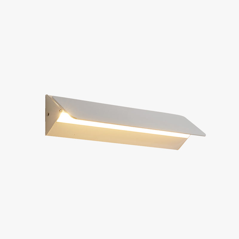 Adjustable LED Wall Light Metal White Indoor Modern Design for Living Room Dining Room Hallway Lighting Fixture | Sansoti