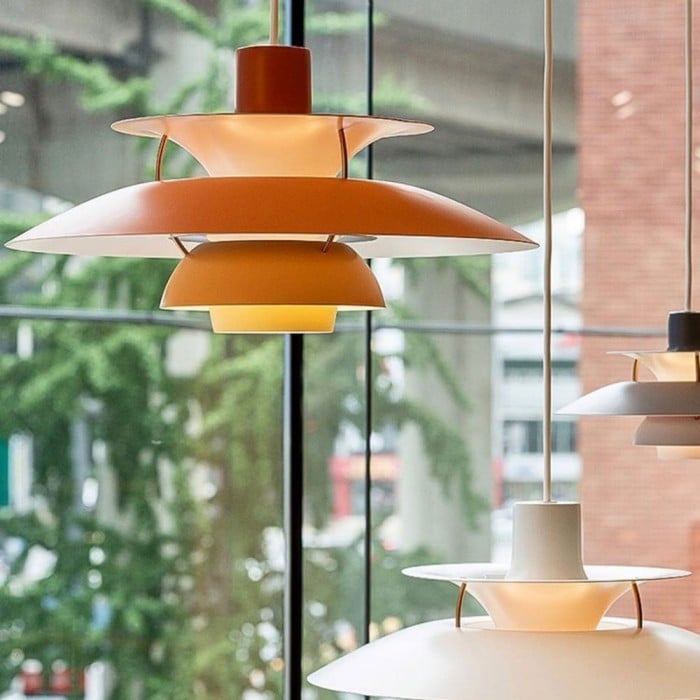 Hängelampe Skandinavisch Schichtmetall Macaron 15 Farben E27 Modernes Design | Restfield