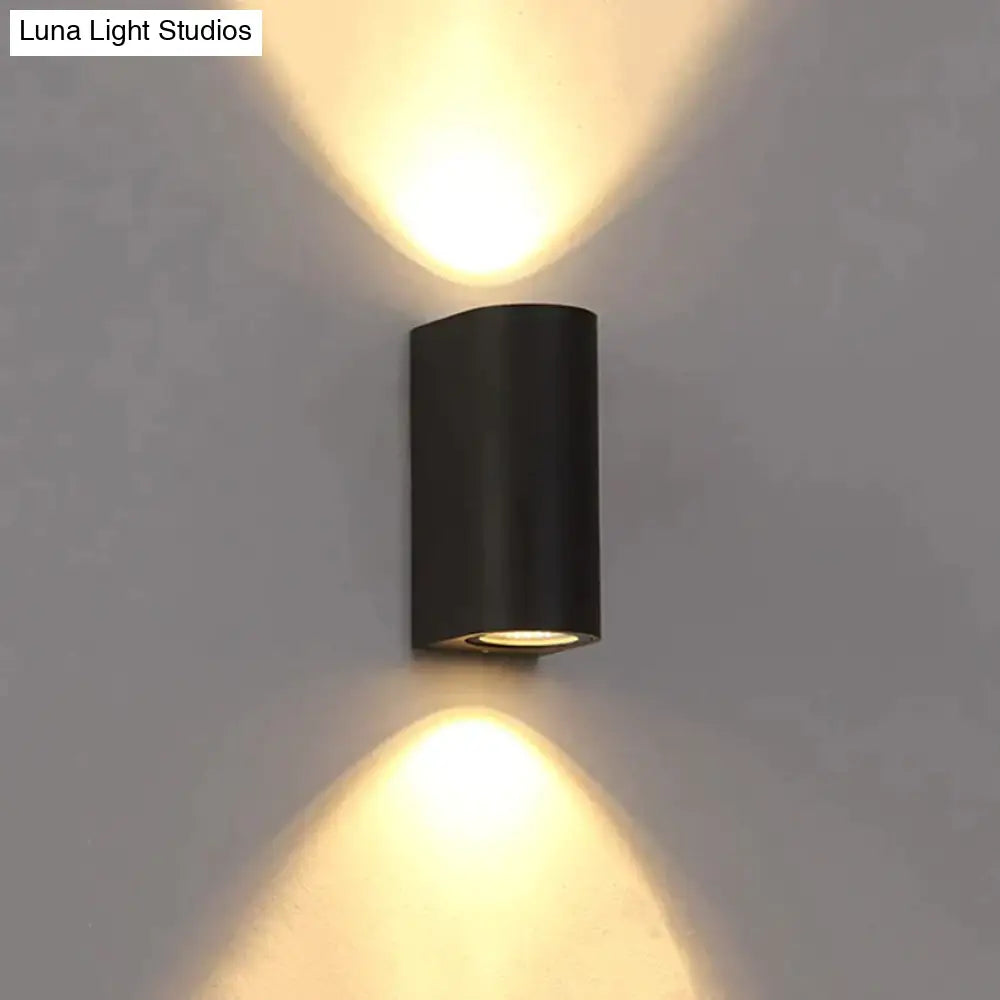 Kwadratowa zewnętrzna lampa ścienna LED z aluminium, wodoodporna IP65, nowoczesny design, oświetlenie ogrodowe i wejściowe | Sansoti