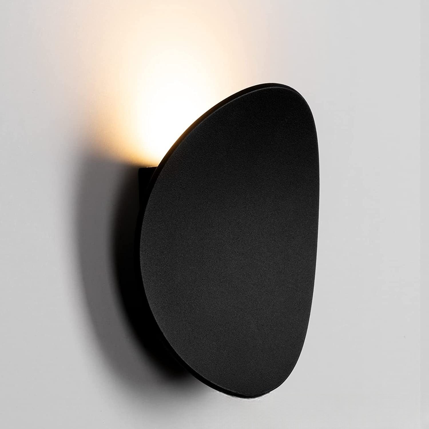 (4-pack) Schemer Wandlamp LED Warm Licht Zwart Wandverlichting Interieur Indirect Licht Modern Minimalistisch | Sansoti