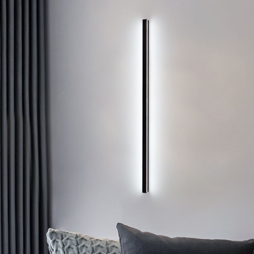 Minimalistische lineare Wandleuchte mit integrierter LED-Beleuchtung und modernem Design | Restfield