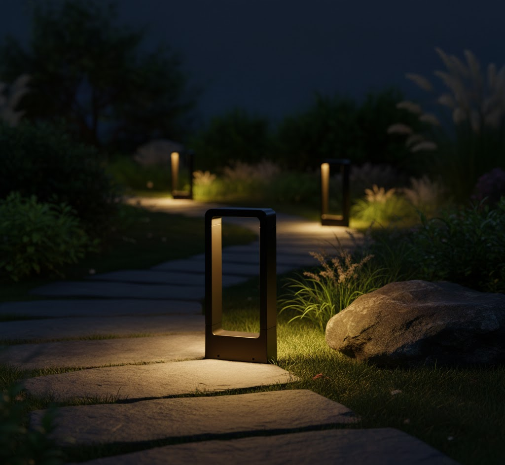 Staande tuinlamp LED aluminium waterdicht moderne buitenverlichting voor pad terras oprit tuin 30-100cm | Sansoti