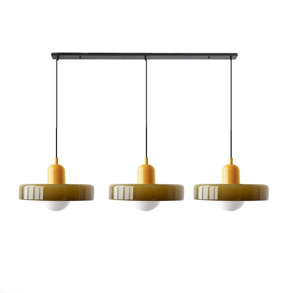 Luccon Triple Hanglamp Glas G9 Retro Kleuren Eettafel Woonkamer Design Verlichting Meerlamp | Sansoti