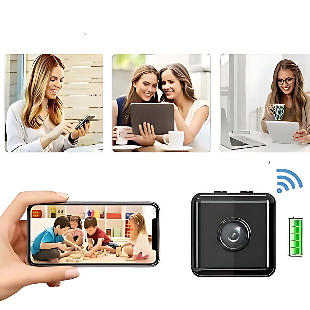 WiFi Beveiligingscamera 1080P HD met Nachtzicht Binnen & Buiten | Sansoti