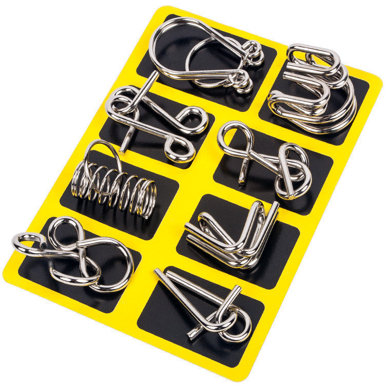 Metalen Breinbrekers Set – Denkpuzzels voor Volwassenen en Kinderen | Sansoti