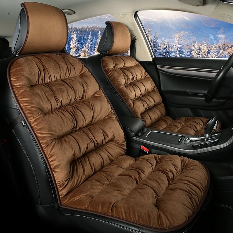 Autostoelhoes Pluche – Comfortabele Stoelbeschermer voor Auto – Universele Pasvorm met Polyestervulling | Sansoti