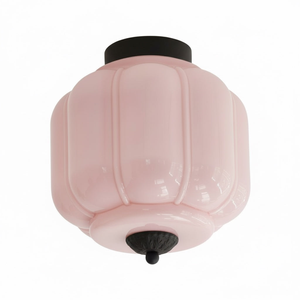 Plafondlamp Melkglas Glazen Kap Moderne Verlichting Scandinavische Stijl Woonkamer Eetkamer Slaapkamer Flush Mount | Sansoti