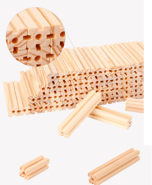 Maison de poupée en bois à construire soi-même, jouet pour enfants, 268 à 298 pièces, éducatif et créatif, jeu d’imagination | Sansoti