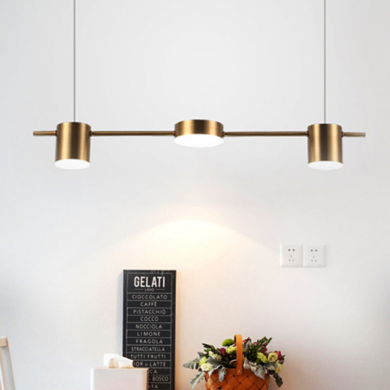 Hängeleuchte Aluminium Schwarz Gold LED 3 5 6 Flammig Küche Wohnzimmer Esszimmer Deckenlampe Strahler Industrial Modern | Restfield